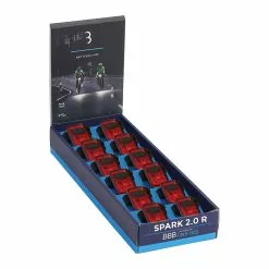 BBB Licht Spark 2.0 Hinten Mit USB / Akku Schwarz Box &agrave; 12x, Schnellverschluss