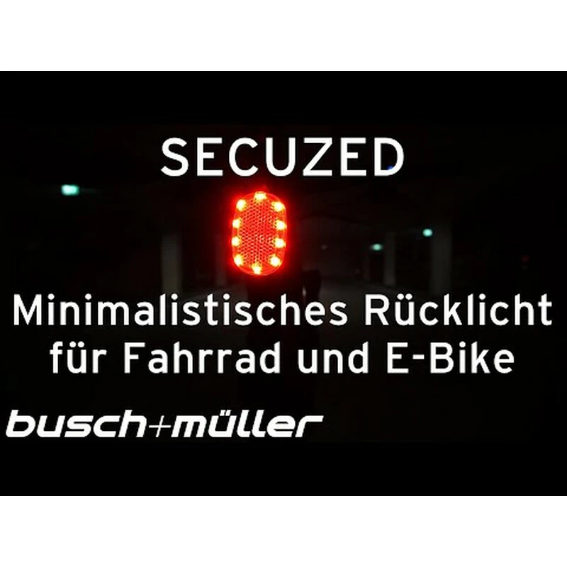 Busch & Müller Busch + Müller Rücklicht E-Bike, SECUZED, DC 5-15V, Schutzblech/Sattelstütze/Streben Montage, 333ALDC, He8 4 Busch & Müller Busch + Müller Rücklicht E-Bike, SECUZED, DC 5-15V, Schutzblech/Sattelstütze/Streben Montage, 333ALDC, He8 – Bild 2