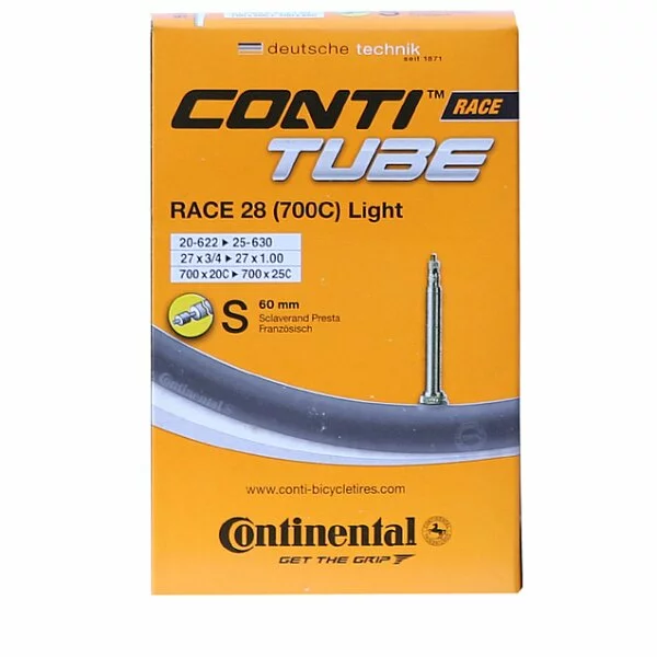 Continental Race 28 Rennradschlauch 60mm Ventil Light 3 Continental Race 28 Rennradschlauch 60mm Ventil Light