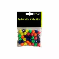 FASI Speichenklicker Beutel &agrave; 36 St&uuml;ck O. Reflektoren, Farblich Sortiert