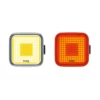 Knog Lichtset Blinder Square Twin Pack Black