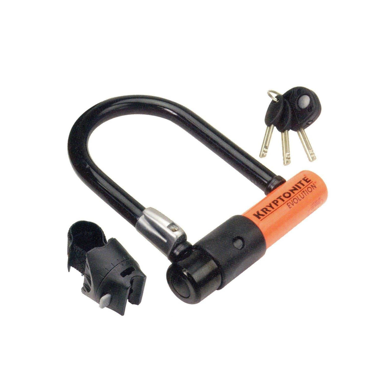 Kryptonite Bügelschloss Evolution Mini-5 + Halter 3 Kryptonite Bügelschloss Evolution Mini-5 + Halter