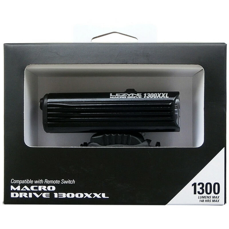 Lezyne Macro Drive 1300XL Remote Loaded Black 4 Lezyne Macro Drive 1300XL Remote Loaded Black – Bild 2