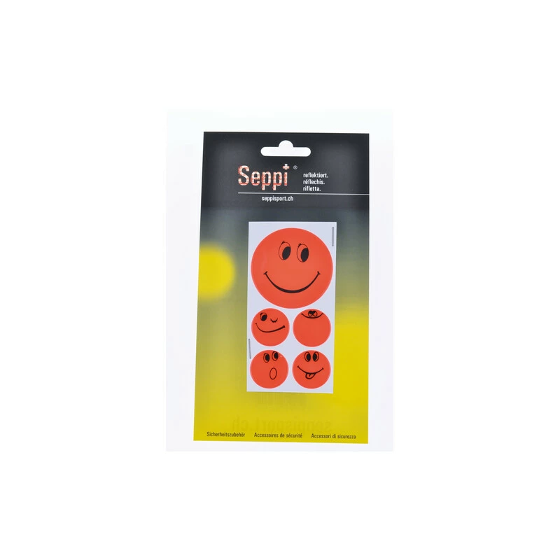 Seppi Reflektierende Smile Selbstklebend Rot 3 Seppi Reflektierende Smile Selbstklebend Rot