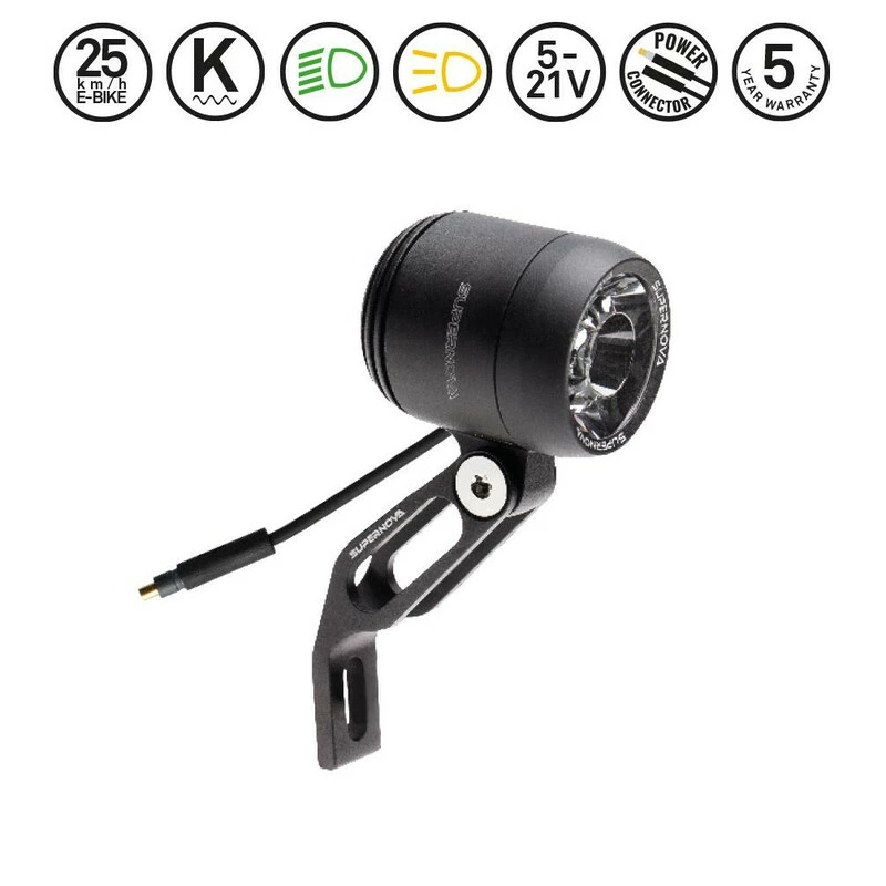 Supernova E3 V521s E-Bike Scheinwerfer, Multimount, Universal 5-21V Softstart, Inkl. Multimount-Halterung, Schwarz 3 Supernova E3 V521s E-Bike Scheinwerfer, Multimount, Universal 5-21V Softstart, Inkl. Multimount-Halterung, Schwarz