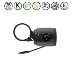 Supernova E3 V521s HBM E-Bike Scheinwerfer, Universal, Schwarz 5-21V Softstart, Lenkerhalterung, 31.8mm