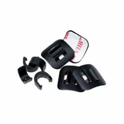 Supernova Kabelf&uuml;hrungs-Kit Zum Aufkleben Auf Den Rahmen 4Stk., Eloxiertes Aluminium Mit 3M Klebepads, Form Anpassbar An Die Klebefl&auml;che