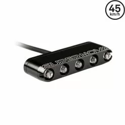 Supernova Rücklicht M99 Tail Light, 12V Schwarz 45km/h Version, Kennzeichenbeleuchtung, Bremslichtfunktion Möglich (mit Spezieller Magurabremse)