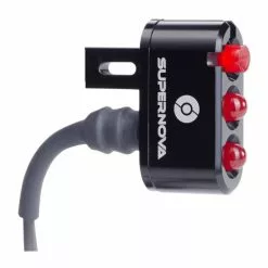 Supernova Supernova E3 Seat Post Tail Light 2, R&uuml;cklicht, 3 LED, 250&deg; Seitenausleuchtung, 6V DC