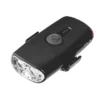 Topeak Headlux Dual USB Helmlampe, Schwarz Helmlampe, 140 Lumen Vorne, 10 Lumen Hinten, USB