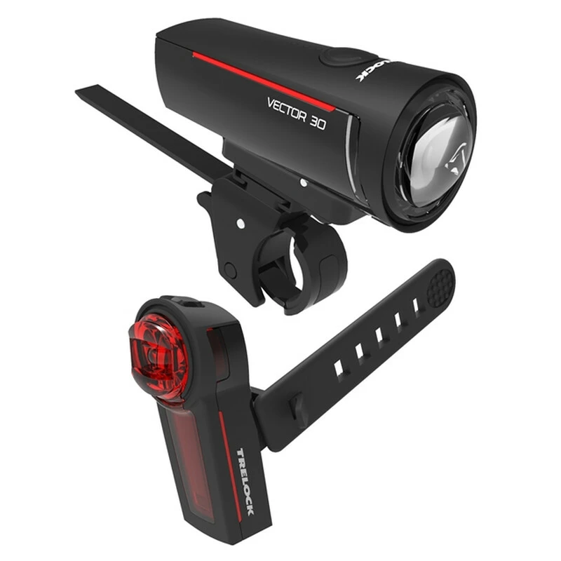 Trelock Beleuchtungs-Set LS 300 I-GO VECTOR 30 + LS 740 I-GO VECTOR REAR 3 Trelock Beleuchtungs-Set LS 300 I-GO VECTOR 30 + LS 740 I-GO VECTOR REAR