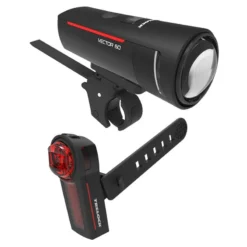 Trelock Beleuchtungs-Set LS 600 I-GO VECTOR 60 + LS 740 I-GO VECTOR REAR