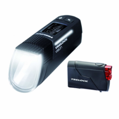 Trelock USB-Akku-Fahrradlampen Set 100 Lux LS 760 I-GO + LS 720 Reego