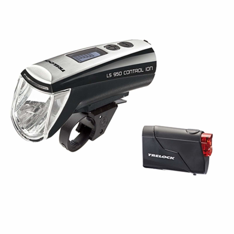 Trelock USB-Akku-Fahrradlampen Set 70 Lux LS 950 Ion + LS 720 Reego 3 Trelock USB-Akku-Fahrradlampen Set 70 Lux LS 950 Ion + LS 720 Reego