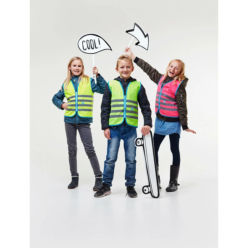 WOWOW Leuchtweste, FUN JACKET KIDS, GRÜN, S 4 WOWOW Leuchtweste, FUN JACKET KIDS, GRÜN, S – Bild 2