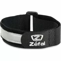 Zéfal Z&eacute;fal Hosenband Doowah, 380mm, Klettverschluss Mit Reflexstreifen, Schwarz, Paar